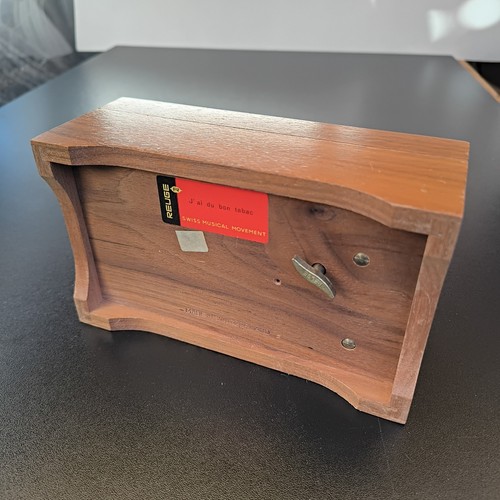 Music box vintage legno - box,