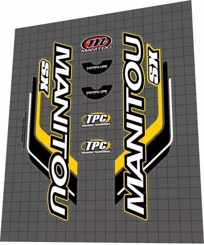 Set decalcomanie manitou - set, sx