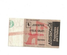 253 BIGLIETTO COPPA UEFA JUVENTUS- OTELUL GALATI 1988-89