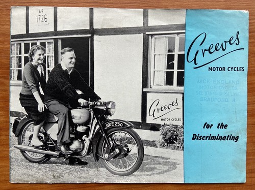 Brochure moto greeves 1957 - greeves,