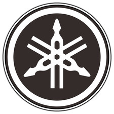 Adesivo Yamaha Nero Logo #4
