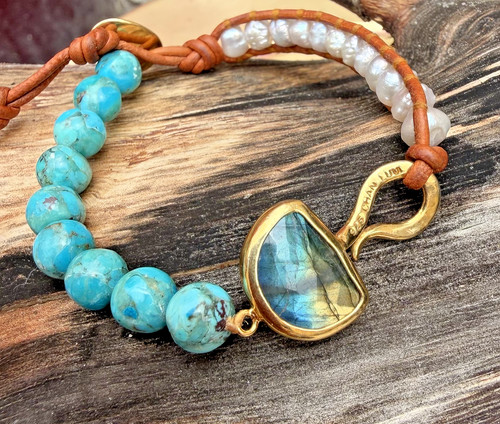 Bracciale chan luu - bracciale, abalone