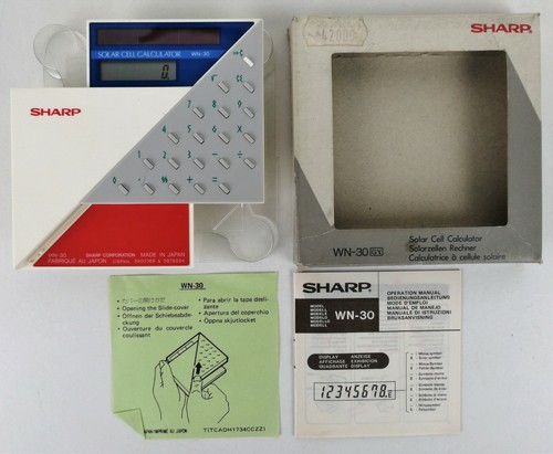 Sharp calcolatrice - sharp, wn-30