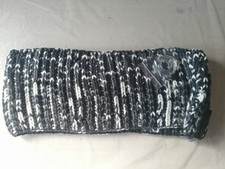 O bag  - BORDO LANA per Borse GRANDI - LANA 3 FILI BLACK & WHITE