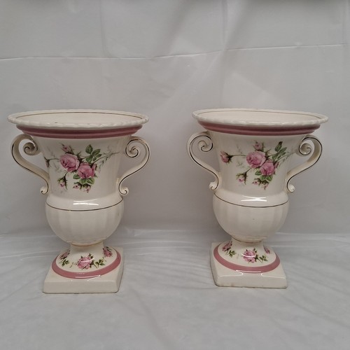Coppia vasi urna vintage r - urna, e&r