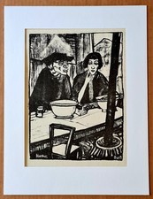 ERICH HECKEL litografia