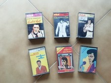 ELVIS PRESLEY LOTTO 4 MC CASSETTE TAPE ITALY RCA + 2 TRIBUTI