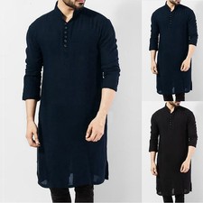 Uomo Top Vestaglia Cotone