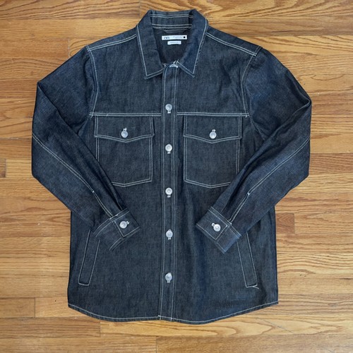 Giacca jeans uomo - denim, zara