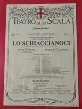 LO SCHIACCIANOCI  LOCANDINA DA COLLEZIONE MANIFESTO TEATRO ALLA SCALA MILANO