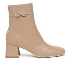 40% SALDI STIVALETTI TACCO NERO GIARDINI DONNA IN PELLE TORTORA ART. 308655 N°41