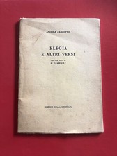 ANDREA ZANZOTTO ELEGIA E ALTRI
