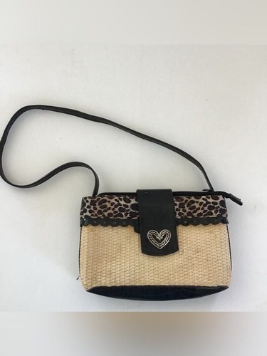 Borsa tracolla paglia con - a, in
