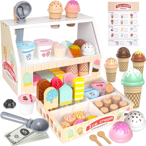 Set gelato legno - set,