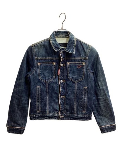 Giacca denim dsquared2 indaco - giacca,