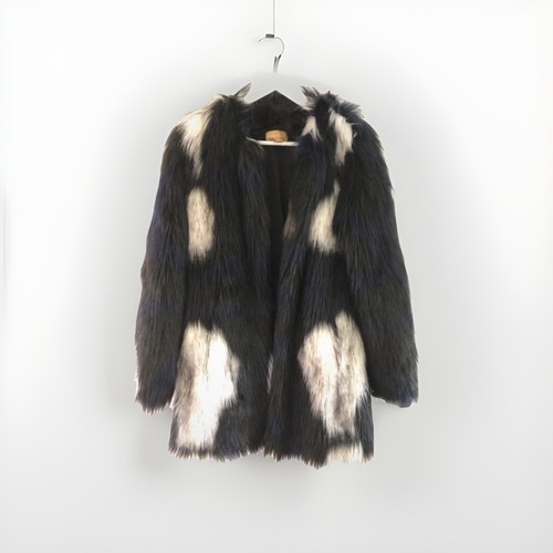 Cappotto pelliccia sintetica - cappotto,