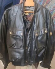 Belstaff Trialmaster Panther Classic Leather Jacket Black, Size L