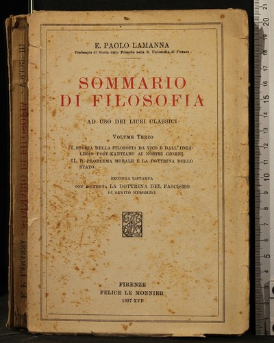 Sommario filosofia vol 3 - di, filosofia.