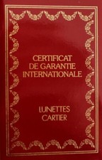 Cartier lunettes certificato - cartier,