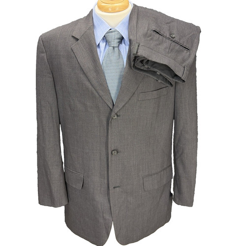Paulo solari suit 42r gray - paulo,