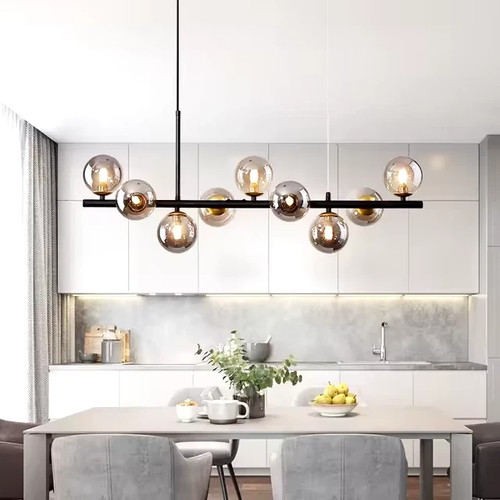 Lampadario sfere vetro a - lampadario,