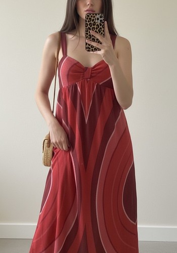 Maxi abito spiaggia pin up - maxi, pin-up