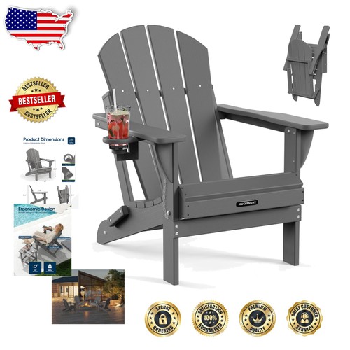 Sedia adirondack pieghevole - sedia,