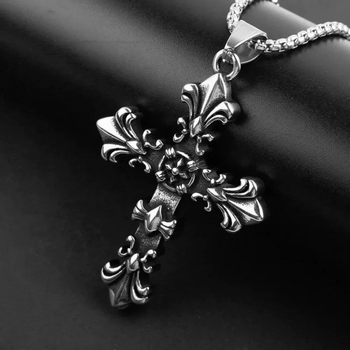 Collana uomo acciaio - , con
