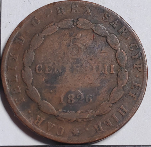 Centesimi 1826 l - centesimi,