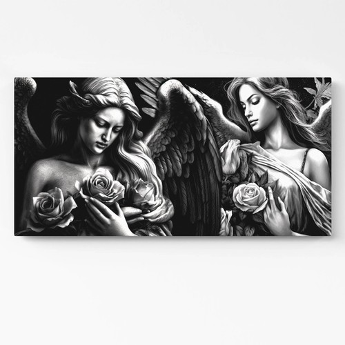 Quadro moderno angeli e - moderno, "angeli