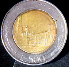 1995 REPUBLICA ITALIANA L.500