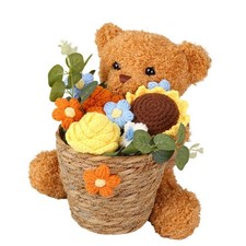 Orsetto con fiori
