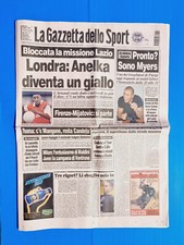 GAZZETTA DELLO SPORT 6 LUGLIO 1999 CARLTON MYERS EUROPEI BASKET - ANELKA LAZIO