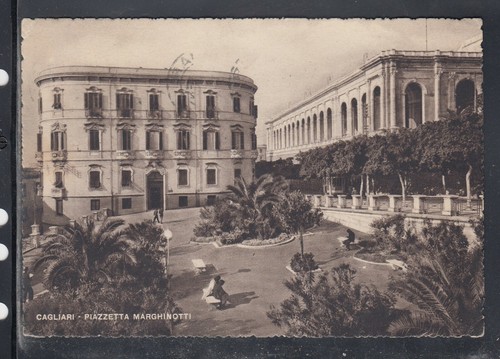 Cartolina cagliari piazzetta - cartolina,