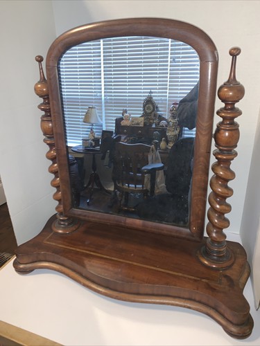 Antique british shaving mirror - british,