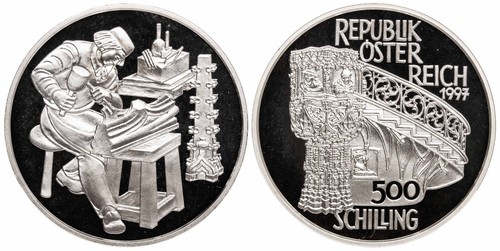 601037 austria 500 scellini - 500,