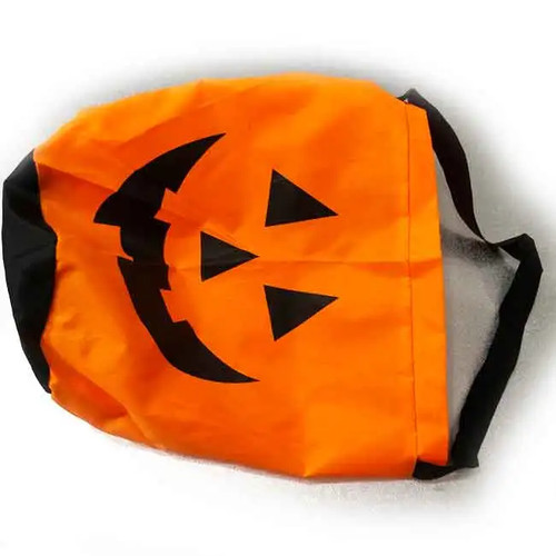 Sacchetto zucca halloween - sacchetto,