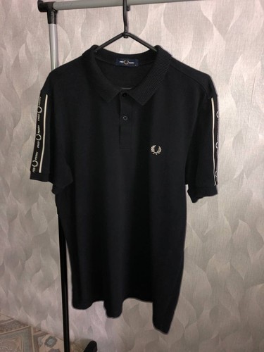 Polo fred perry nera con - perry,