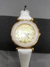 Orologio Gattinoni Donna Cassa  In Acciaio Dorato Con  Ghiera Bianca Fashion 