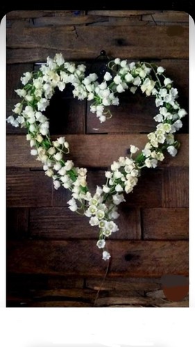 Fuoriporta cuore fiori - fiori,, 35