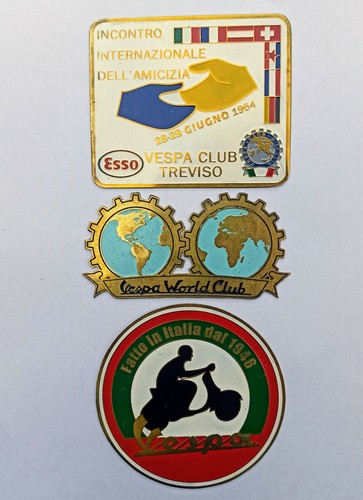 Vintage vespa placca badge - vespa,