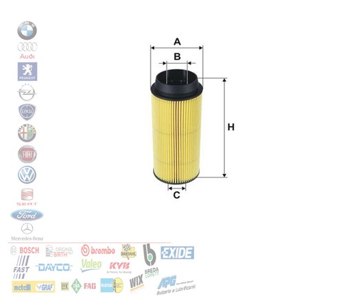 Filtro carburante per iveco - filtro,