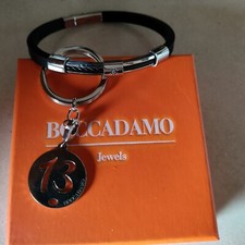 BRACCIALE in caucciù e PORTACHIAVI BOCCADAMO UOMO come nuovo