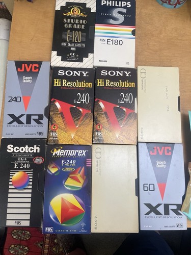 Nastri vhs usati - 10,