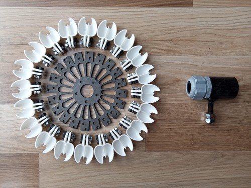 Pelton ruota turbina 230mm - ruota,