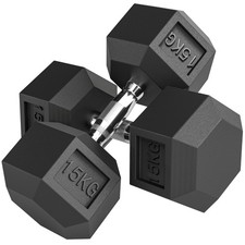 Set manubri fitness 15 kg - fitness,