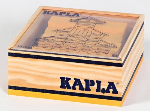 Kapla die 40er quadrate - quadrate,, gelb