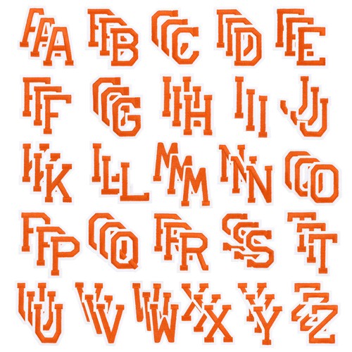 Toppa per lettere - per, da