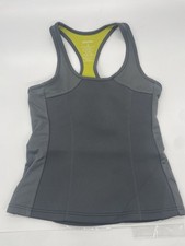 Zaggora Grigio M Hot Top Neoprene Sauna Tank Protezione Eruzione Surf Dimagrante Nuoto Spiaggia