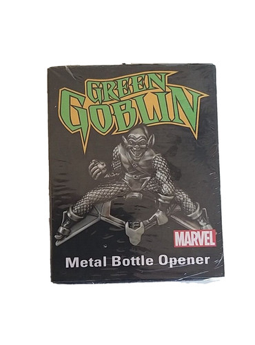 Green goblin metal bottle - goblin,